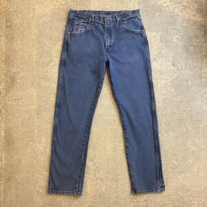 Wrangler Jeans Mens 35x34 Blue 47MWZ Cowboy Cut Regular Straight Denim Pants